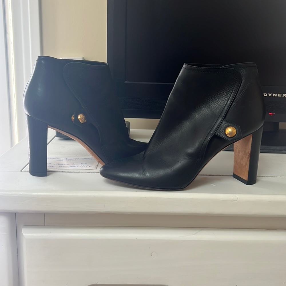 Jimmy Choo black heeled booties